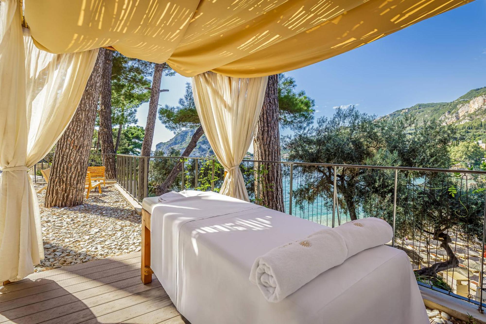 Akrotiri Beach Resort Hotel - Adult Friendly Paleokastritsa Luaran gambar Spa at Amanzoega