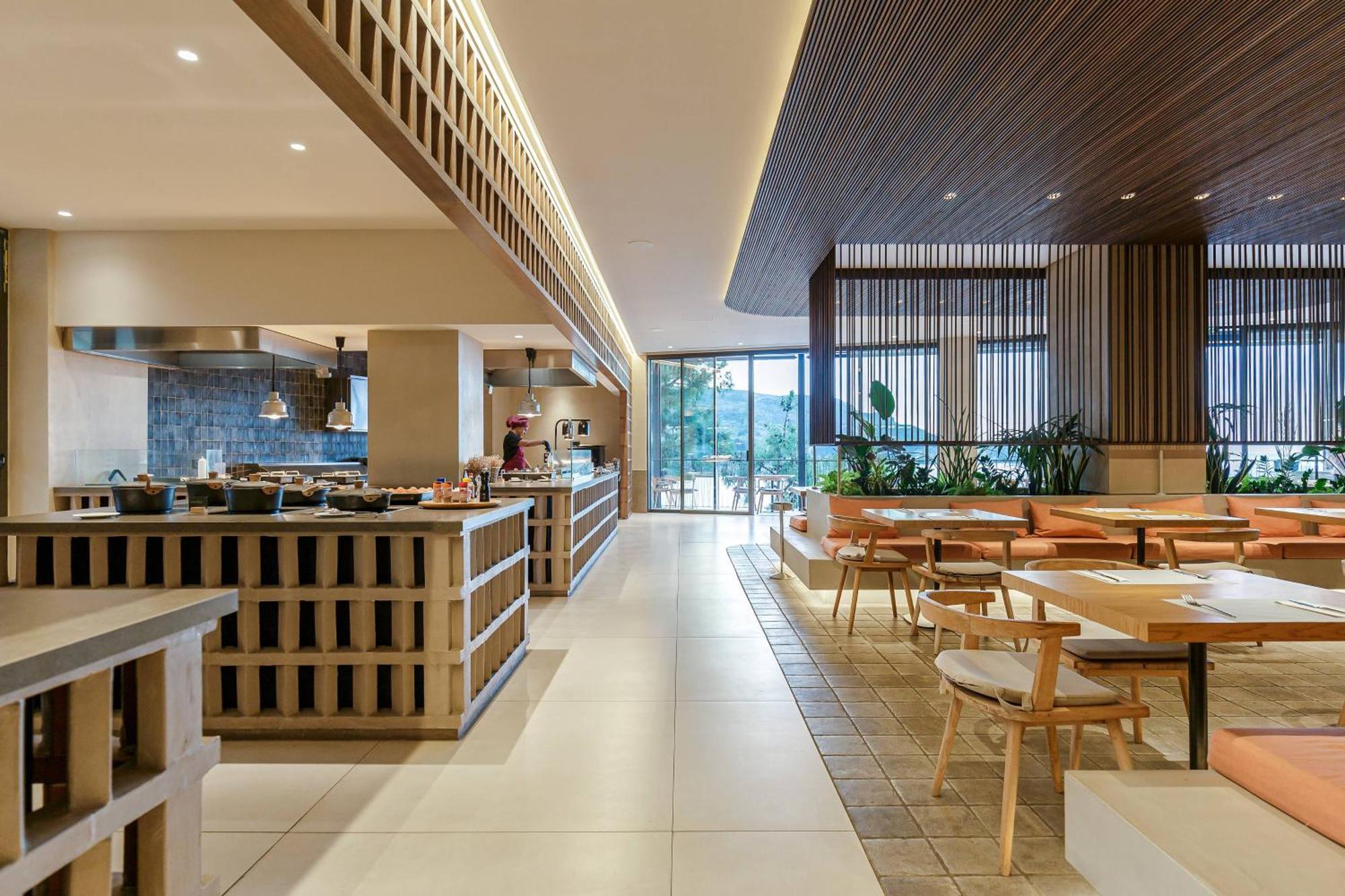 Akrotiri Beach Resort Hotel - Adult Friendly Paleokastritsa Luaran gambar The restaurant
