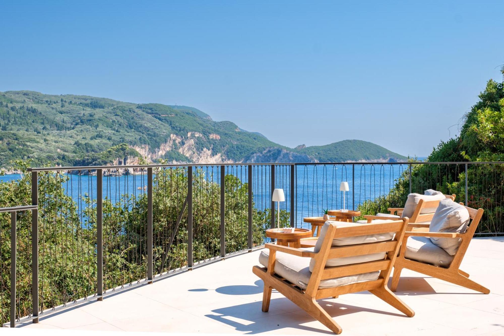 Akrotiri Beach Resort Hotel - Adult Friendly Paleokastritsa Luaran gambar View of the bay of Vrboska