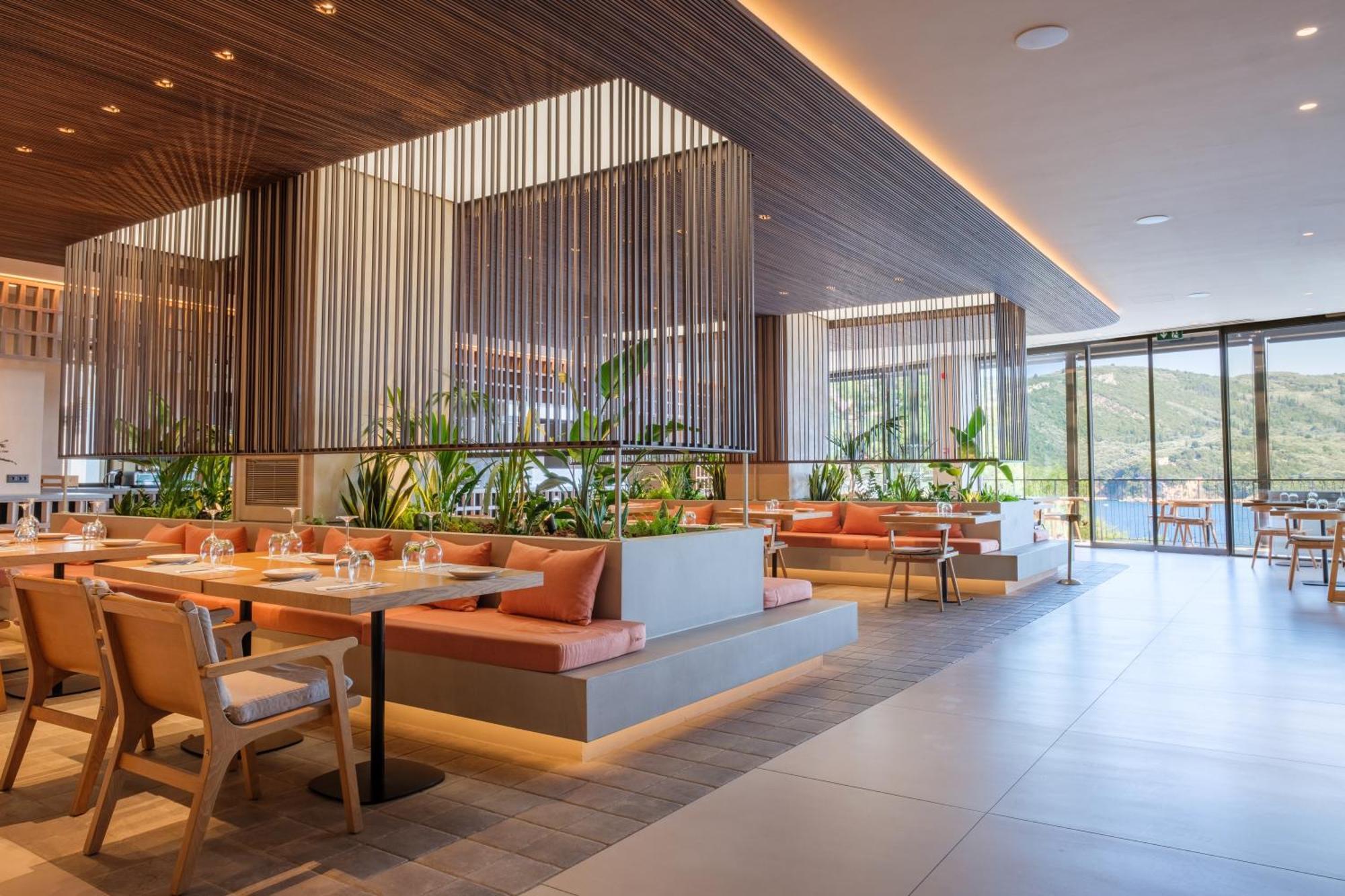Akrotiri Beach Resort Hotel - Adult Friendly Paleokastritsa Luaran gambar The restaurant