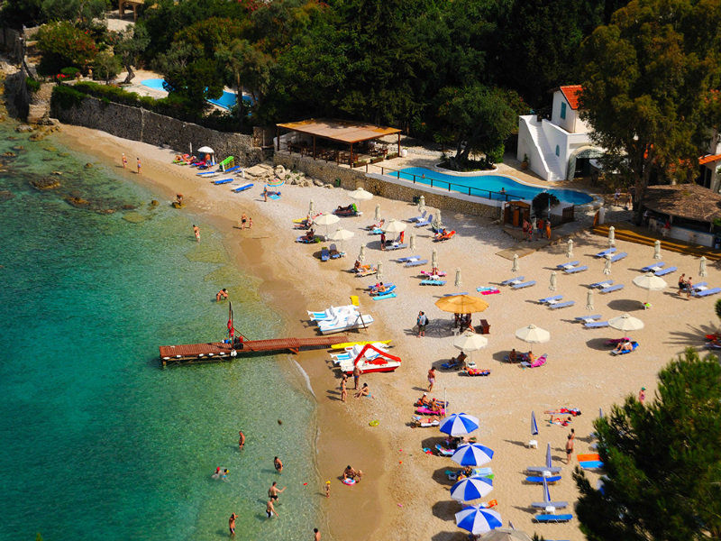 Akrotiri Beach Resort Hotel - Adult Friendly Paleokastritsa Luaran gambar The beach of Tolo
